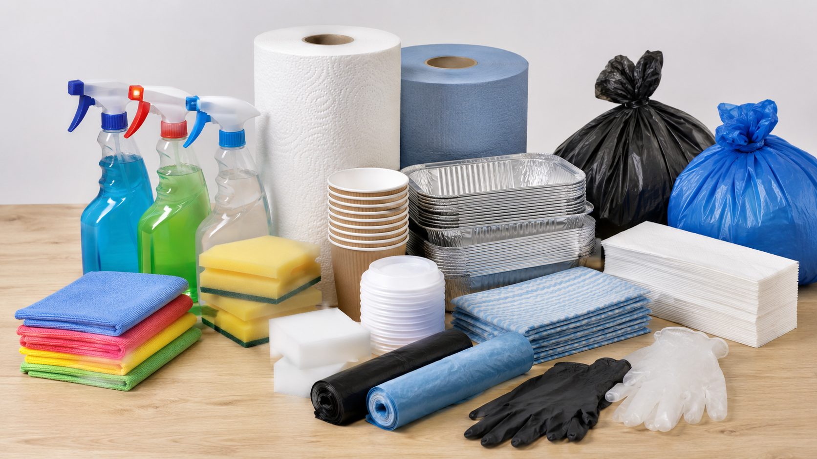 Catering and cleaning supplies – wholesale eco-friendly products in the UK.
