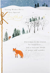 Christmas Greeting Card for Brother with Festive Seasonal Design and Heartfelt Wishes