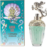 Anna Sui Fantasia Mermaid Eau de Toilette spray for women, 75ml bottle with colorful mermaid-themed design.