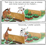 The Funny Farm Range - For Him/For Her - 'Manure on His Rhubarb, I Prefer Custard'