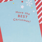 Brother Christmas Greeting Card with Festive Seasonal Design and Heartfelt Wishes