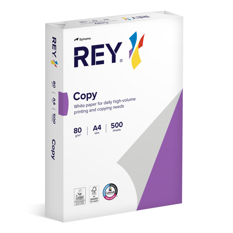 Rey Copy A4 Paper 80gsm, 500 Sheets