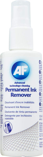 AF Permanent Ink Remove Spray for Permanent Marker or Pen from Whiteboards - 125ml