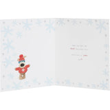 Boofle Skiing Son Christmas Card