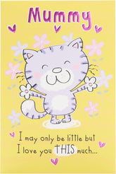 UK Greetings Mother's Day Card for Mummy - Cartoon Cat Design