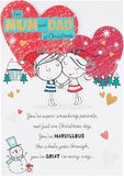 Mum and Dad Open Christmas Card – Heartfelt Festive Greeting