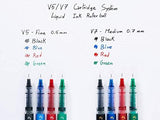 Pilot V7 Liquid Ink Rollerball 0.7 mm Tip Green Single