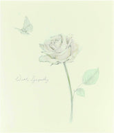 Sympathy Card with Floral Desig