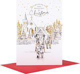 Hallmark Christmas Card – Religious Blessings Design with Traditional Verse
