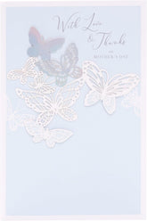 UK Greetings Mother's Day Card for Her - Light Blue Design