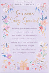 Helen Steiner Rice Birthday Card – For Someone Special with Inspirational Verse