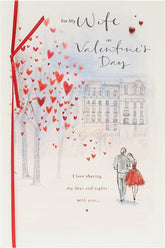 Romantic Design Wife Valentines Day Card