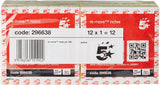 Yellow 5 Star Office Re-Move Notes, 76x76mm repositionable sticky notes, pack of 12 pads with 100 sheets each.