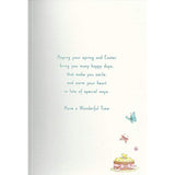 UK Greetings Easter Wishes Card featuring colorful Easter-themed design and cheerful message for holiday greetings.