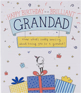 UK Greetings Birthday Card for Grandad - Sketch Design