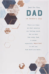 UK Greetings Father's Day Card for Dad - Heartfelt Design