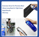 AF Superduster compressed air duster in 300ml can, designed for cleaning dust and debris from electronics and keyboards.