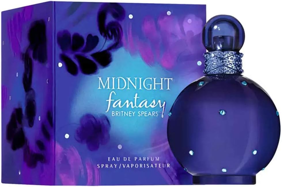 Affinity Britney Spears Midnight Fantasy Eau De Parfum 100ML bottle with floral and fruity fragrance design.