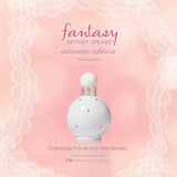 Affinity Britney Spears Fantasy Intimate Edition 100ml perfume for women in a white bottle with floral, amber, and gourmand notes of lychee, jasmine.