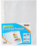 Tiger A5 Punched Pockets (Pack of 10)
