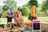 Anagram Palm Tree Foil Balloon featuring a colorful palm tree design, perfect for tropical-themed celebrations.