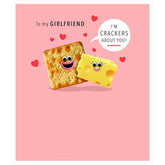 Cheese Design Girlfriend Valentine's Day Card