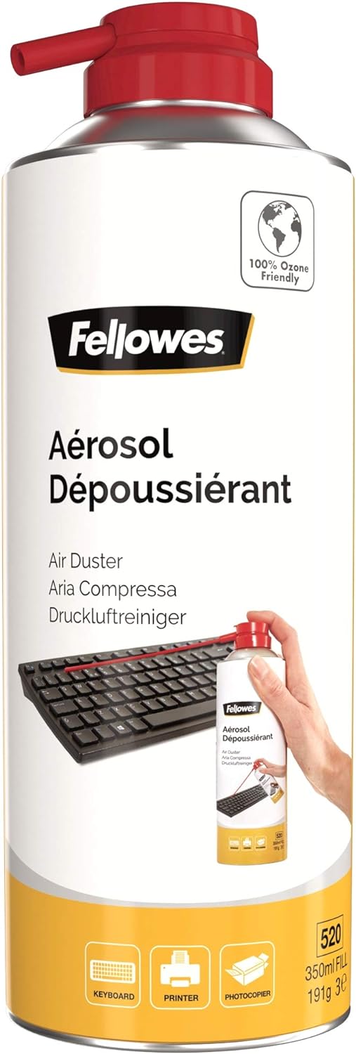 Fellowes Air Duster 520 ml Can / 350 ml Fill - HFC Free