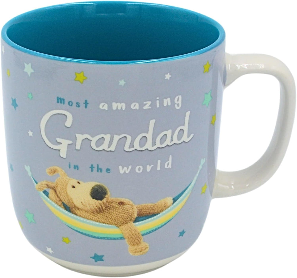 Boofle Grandad mug, ceramic kitchenware with a cute Boofle character design, ideal for coffee or tea.
