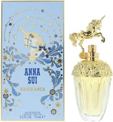 Anna Sui Fantasia Eau de Toilette spray for women, 75ml, with floral and fruity fragrance notes, stylish bottle design.