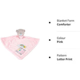 Carte Blanche Tiny Tatty Teddy baby girl comforter, soft plush toy with "You Are Loved" message, designed for baby gifts and comfort.