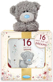 Carte Blanche Tatty Teddy 16th Birthday mug and plush gift set in a boxed presentation, ideal for celebrating special occasions.