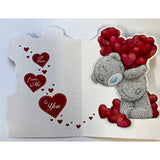 Carte Blanche Bundle of Hearts Bear Valentine's Day greeting card featuring a cute bear design and romantic heart illustrations.