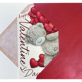 Carte Blanche Bundle of Hearts Bear Valentine's Day greeting card featuring a cute bear design, perfect for expressing love.