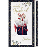 Handmade Carte Blanche Me to You Bear Husband Christmas greeting card with festive design and heartfelt message.