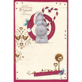 Carte Blanche Me to You fiance bear Christmas greeting card featuring a cute bear design for holiday wishes.
