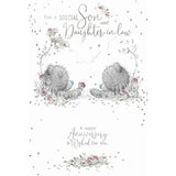 Carte Blanche Me to You anniversary greeting card for son and daughter-in-law, featuring heartfelt message and elegant design.