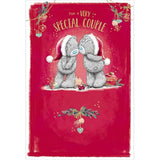 Carte Blanche special couple bears embracing greeting card, featuring cute bear illustration on a romantic greeting card.