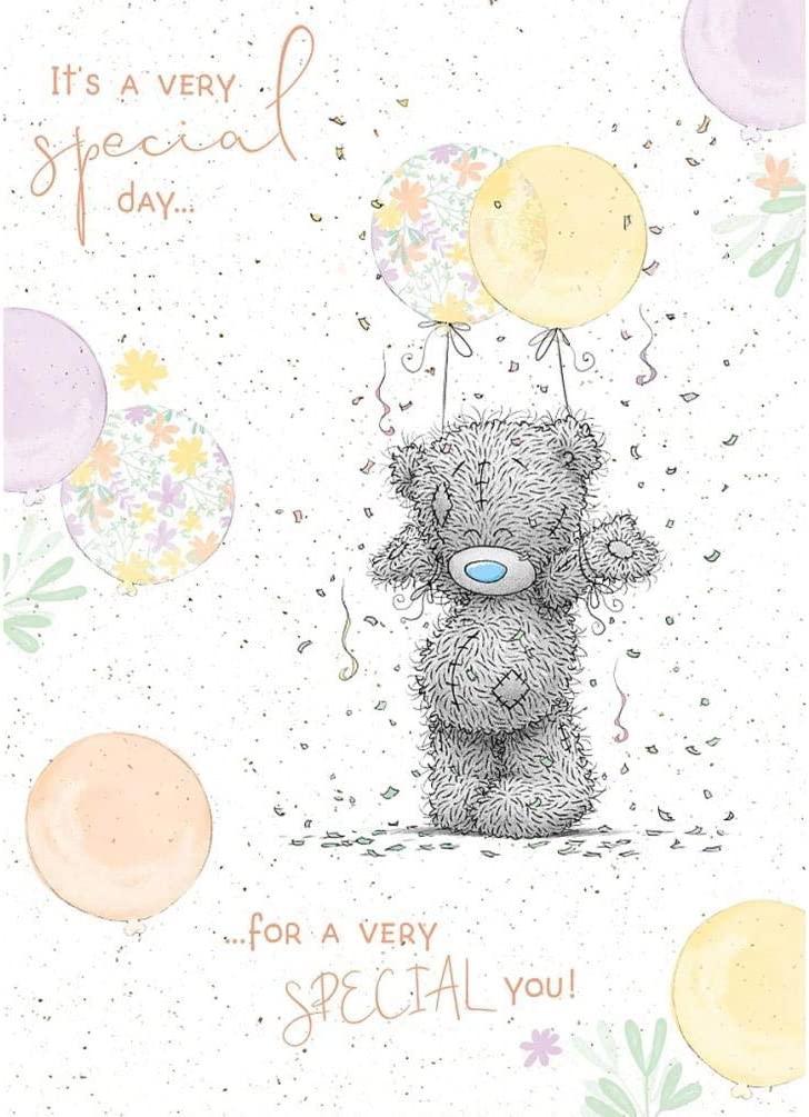 Carte Blanche Tetty Teddy Bear birthday greeting card with colorful illustrations and cheerful design for special day celebrations.