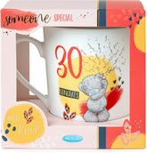 White ceramic Carte Blanche Me to You Tatty Teddy 30th birthday mug in gift box from official collection.