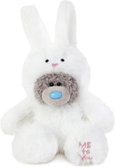 Soft Carte Blanche M5 Hare plush toy with detailed fur and expressive eyes, perfect for cuddling and play.