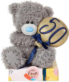 Carte Blanche M7 50th Birthday balloon soft toy with colorful design, celebrating milestone anniversary, in bright, festive colors.