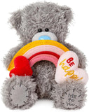 Carte Blanche M7 Be Happy Rainbow Plush, soft toy with colorful rainbow design, cuddly and adorable for children.
