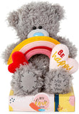 Carte Blanche M7 Be Happy Rainbow Plush soft toy with colorful rainbow design, perfect for cuddling and play.