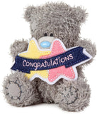 Carte Blanche S4 Congratulations plush soft toy with colorful embroidered details and a friendly, cuddly appearance.
