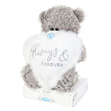 Soft plush heart-shaped gift from Carte Blanche's Always and Forever collection, perfect for sentimental gifting.