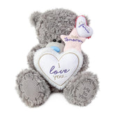 Carte Blanche Love Plush soft toy with a heart design, perfect for gifting or plush decor, featuring soft, cuddly fabric.