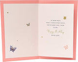 UK Greetings birthday card with floral design and heartfelt message, ideal for expressing appreciation to a special mum.