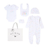 White "Best Little Sister" 5-piece gift set by Send It By M N House Wholesale, includes coordinating items for sisters.