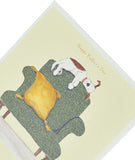 UK Greetings Father's Day Card for Him - Dog & Chair Design