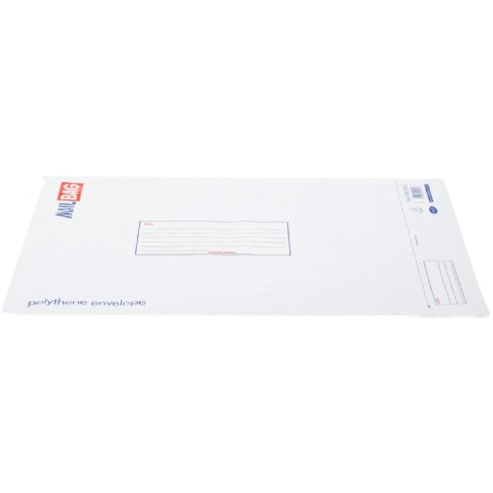 Pack of 25 large County polythene mail bags measuring 32x44cm for packaging and shipping purposes.